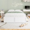 Queen Size Wood Platform Bed Frame with 6 Drawers - 3 of 4