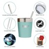 Healthy Human Stainless Steel Tumbler with Straw |(12oz, Neon Mint) - image 2 of 4