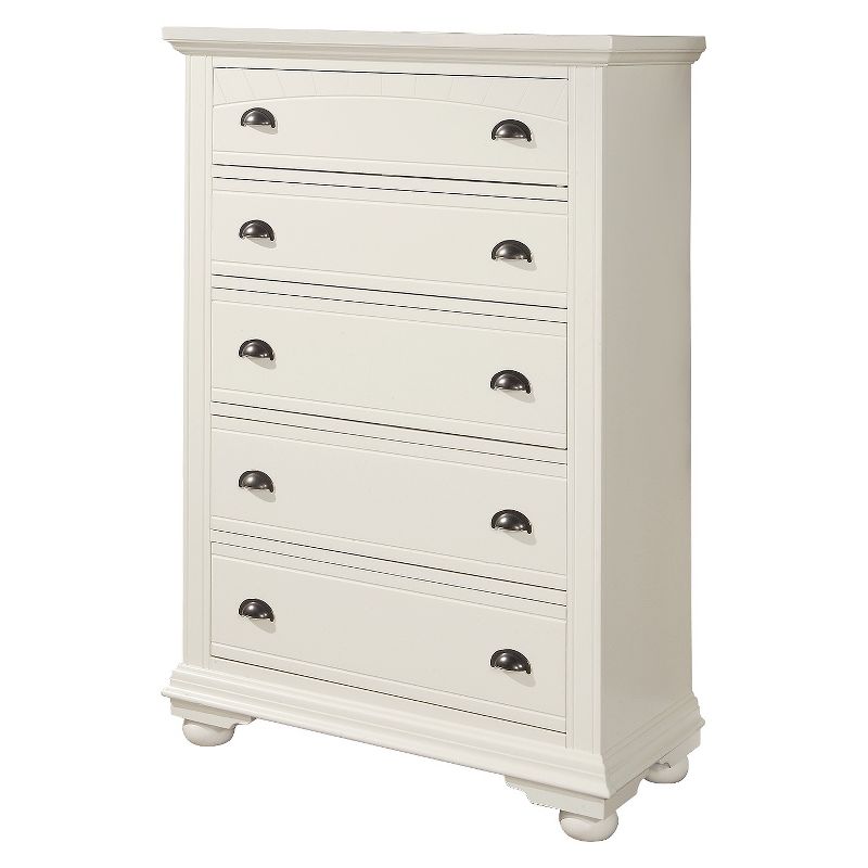 Aiden Cottage 5-Drawer Chest White - Picket House Furnishings, 1 of 6