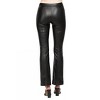 Women's Faux Leather Flare Pants - Fate - 3 of 3