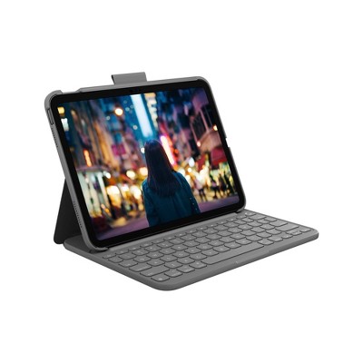 Logitech Slim Folio for iPad 10.9-inch (10th generation) - Oxford Gray