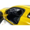 2007 Ford Shelby GT500 Yellow with Silver Stripes "Shelby Collectibles" Series 1/18 Diecast Model Car by ACME - 4 of 4