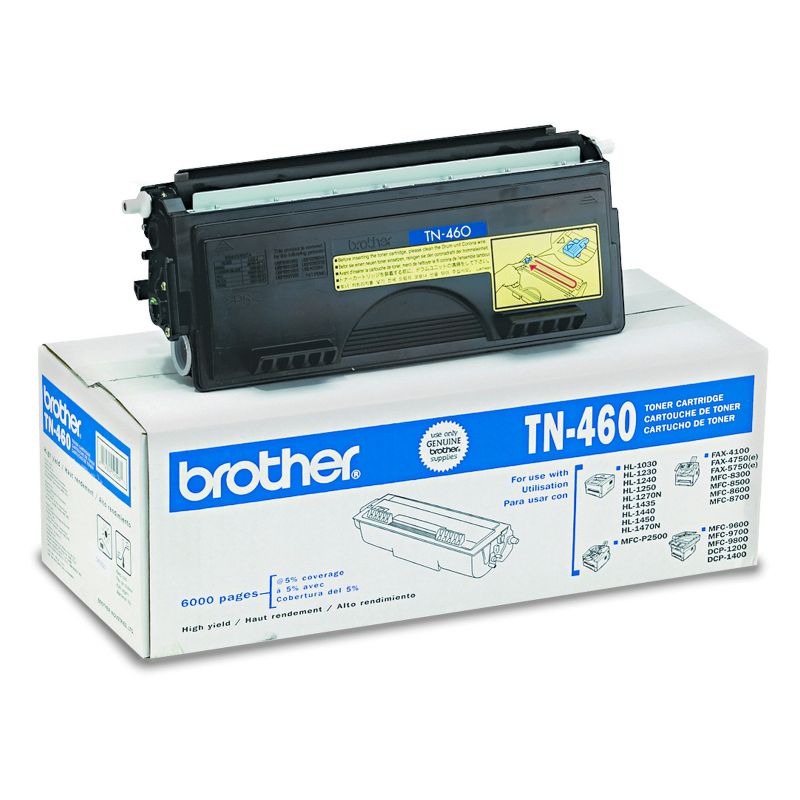 Brother TN460 High-Yield Toner, Black (TN460), 2 of 5