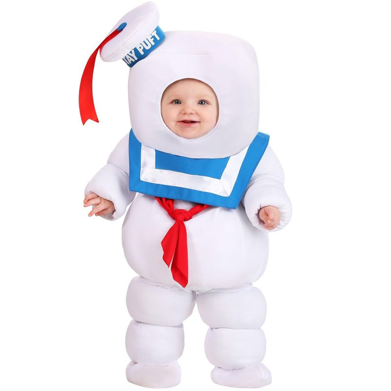 HalloweenCostumes.com Infant Ghostbusters Stay Puft Costume., 1 of 5