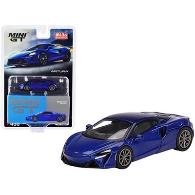 McLaren Artura Volcano Blue Metallic Limited Edition to 3000 pieces Worldwide 1/64 Diecast Model Car by Mini GT