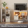 Bestier  Reversible Toy Storage Organizer LED Kid's Shelf Multipurpose Bookcase, Gray - 3 of 4