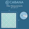 Cabana Air Filters 6 Pack Home HVAC Furnace Air Filters, Capture Unwanted Particles with Pleated Design, MERV 13, 16 x 16 x 1, White - 2 of 4