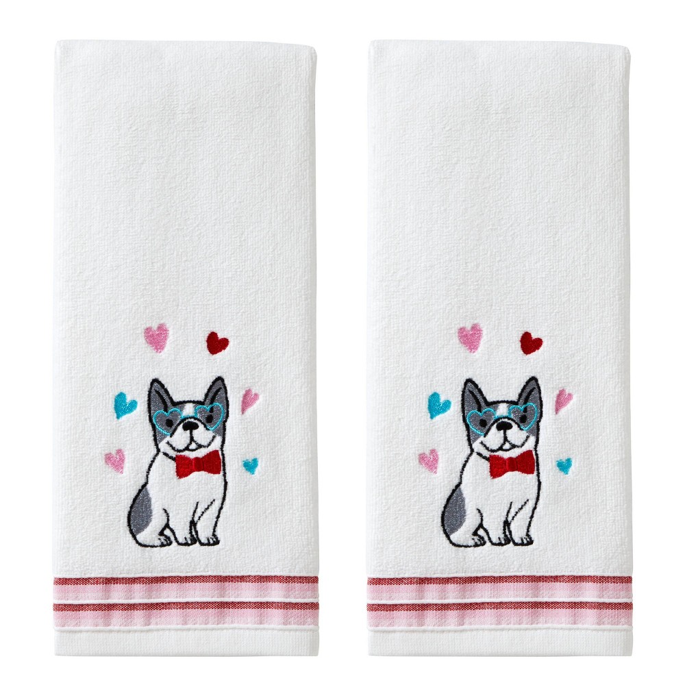 Photos - Towel 2pc Puppy Love Hand  Set - SKL Home