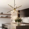 Rennnsan Pireka 31" W 5 -Light Aluminum LED Modern Sputnik Chandelier in Black - 2 of 4
