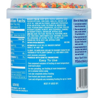 Pillsbury Funfetti Confetti Chocolate Fudge Frosting -  15.6oz