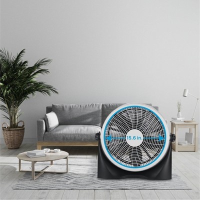 BLACK+DECKER Black+decker 16 Inch High Velocity Floor Fan, Black