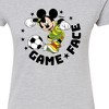 Women's - Disney - Game Face Soccer Juniors Fitted Graphic T-Shirt - 2 of 3