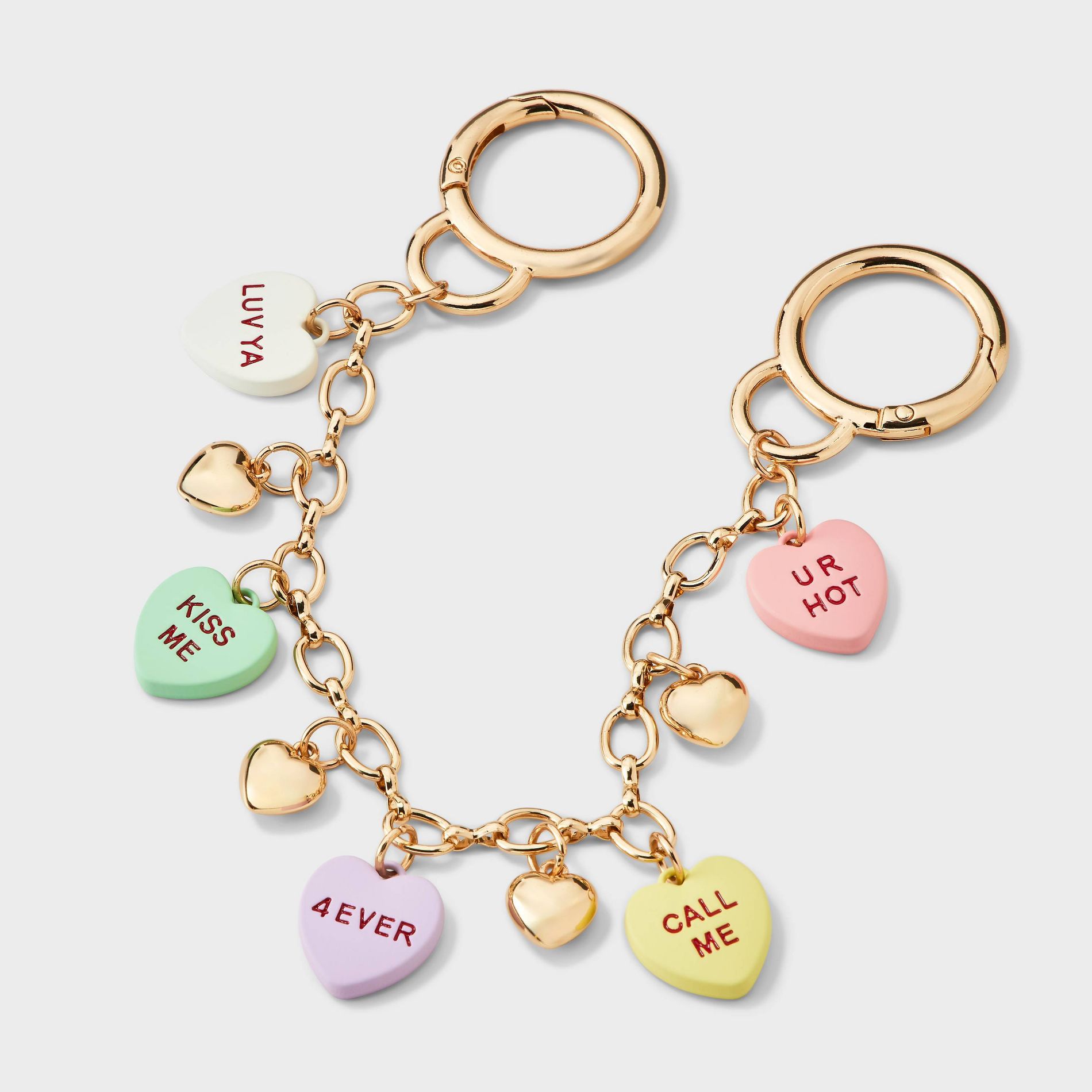 Conversation Heart Bag Charm - A New Day™