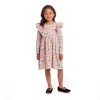 Andy & Evan  Toddler  Girls Oatmeal Heather Printed Jersey Dress - image 2 of 4