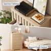 5 Drawer Dresser for Bedroom - Mid Century Modern Chest of Drawers, Wood Tall Nightstand, Striped Fluted Side Table, Enhanced Safety - 4 of 4