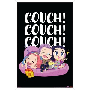 Trends International Netflix KPop Demon Hunters (2025) - Huntrix Chibi Couch Framed Wall Poster Prints - 1 of 4