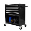 Belatt 4 Drawer Rolling Tool Cart with Wheels, Lockable Steel Tool Box with Storage Shelves and Handles - Garage Tool Storage Cabinet - 2 of 4