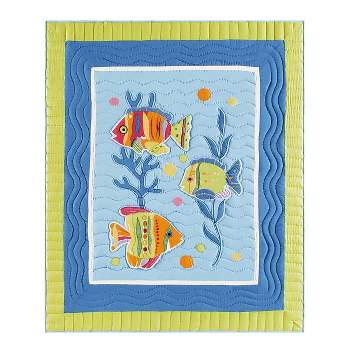 C&F Home Fish Outta Water Cotton Quilted 50" x 60" Throw Blanket