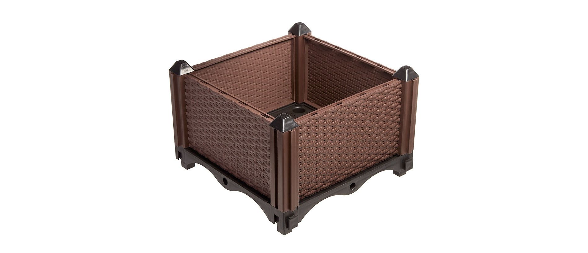 Planter Garden Plastic 12 Inch Raised Self Watering Black Or White