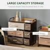 Aghana Digitals 7-Drawer Maple Wood Storage Dresser with Steel Frame & MDF Top, Foldable Fabric - 4 of 4