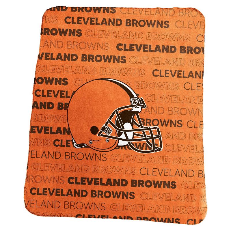 NFL Cleveland Browns Classic Fleece Throw Blanket, 1 of 2