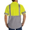 Red Kap Men's High Visibility Short Sleeve Color Block Ripstop Work Shirt - Type R, Class 2 - 4 of 4