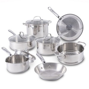 T-fal Stainless Steel Collection 11-Piece Cookware Set - 1 of 4