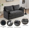 Whisen Pull Out Sofa Bed, Convertible Sleeper Sofa Couch with Side Storage and USB/C-TYPE Charging Ports - 4 of 4