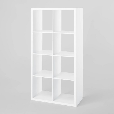 8 Cube Organizer White Brightroom, Monarch Specialties 8 Cube Bookcase White Gray
