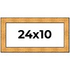 PosterPalooza | Panoramic Embellished Gold Picture Frame - UV Acrylic, Foam Board Backing, Hanging Hardware - 2 of 4