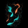 Junior's Design By Humans Neon Float By StevenToang T-Shirt - 2 of 3