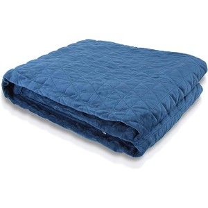 SereneLife 20 lbs Gravity Weighted Blanket – Therapeutic Heavy Comforter Blanket for Better Sleep, Anti-Anxiety, 60” x 80” (Queen Size) – SLHVBLKT20 - 1 of 4