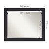 Amanti Art Oliver Beveled Wood Framed Bathroom Vanity Wall Mirror - 3 of 4
