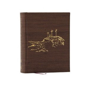 Nkjv, Journal the Word Bible, Large Print: Reflect, Journal or Create Art Next to Your Favorite Verses (Brown Leathersoft Over Board, Red Letter) - 1 of 1