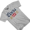 Mens Miller Coors Light Shirt - Coors As Cold As The Rockies Beer Logo Shirt - Coors Light Graphic Shirt - 3 of 4