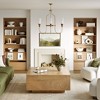 WOWLIVE Lift Top Coffee Table with Hidden Storage,Wooden Square cocktail table for Living Room, Light Brown - 2 of 4