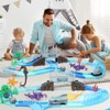 VATOS Track Toys Shark Race Car Playset, Ocean Theme, 183 Pcs - 2 of 4