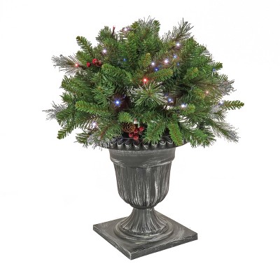 7.5' Prelit Topeka Spruce Artificial Christmas Tree Clear Lights ...