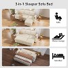 Vipbear Sleeper Sofa Bed, 82" Pull Out Couch with Reclining Backrest/Reversible Storage Chaise, 3 in 1 L-Shaped Couch Tool-Free Assembly - 2 of 4