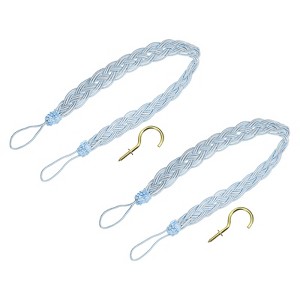 Unique Bargains Hand Woven Decorative Braided Curtain Tiebacks - 1 of 4