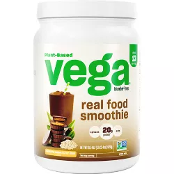Vega Real Food Smoothie Plant Based Vegan Protein Powder - Chocolate Peanut Butter Blast - 18.4oz - 13 Servings