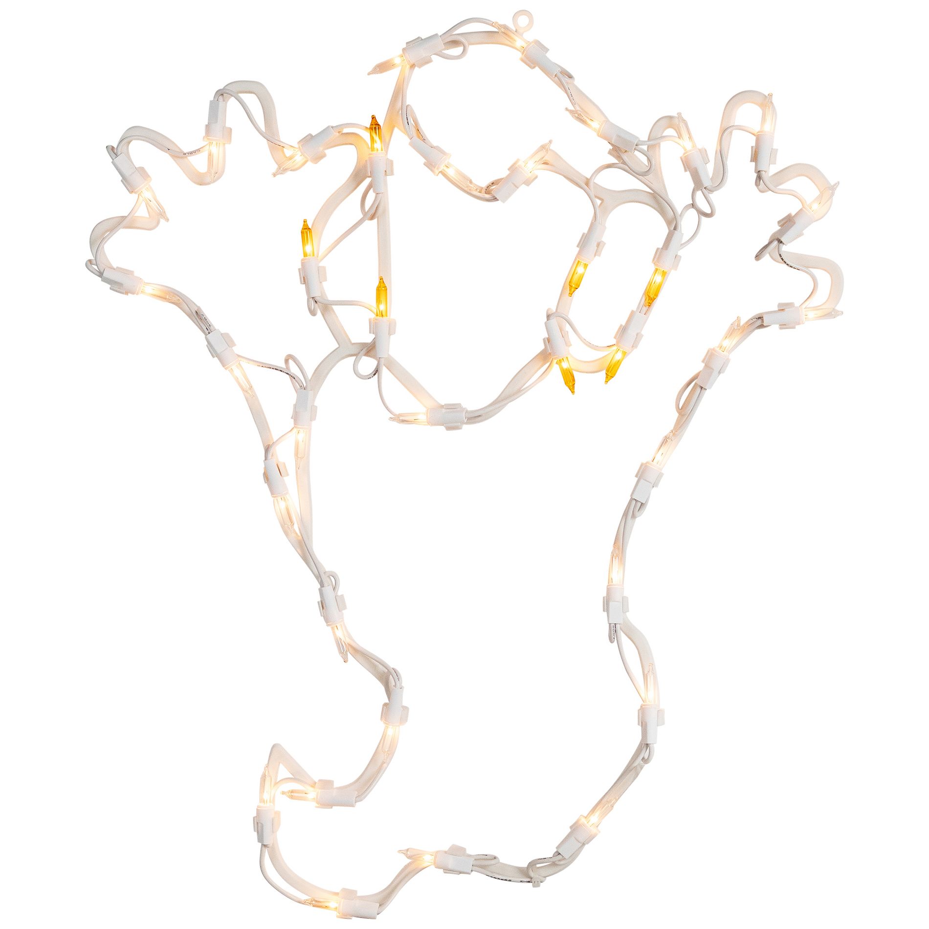 Northlight Lighted Ghost Halloween Window Decoration - 15"