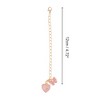 Unique Bargains Butterfly Heart Cup Chain Charm Water Cup Pendant 1 Pc - 2 of 4