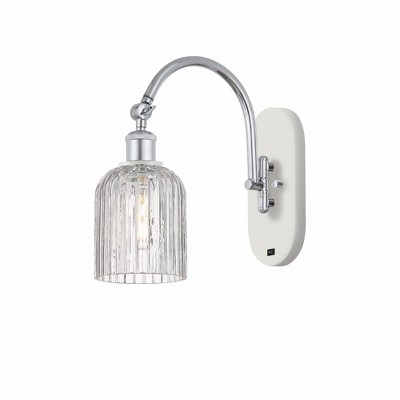 Bridal Veil - 1 Light Arm Swivels Side to Side Wall Sconce In Art Deco Style-12.5 Inches Tall and 5 Inches Wide