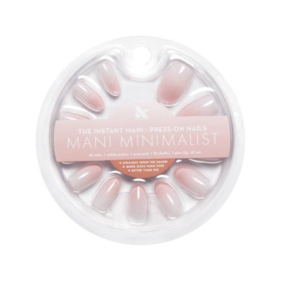 Olive & June Press-on Fake Nails - Round Short Cct Gradient - 42ct: Non ...