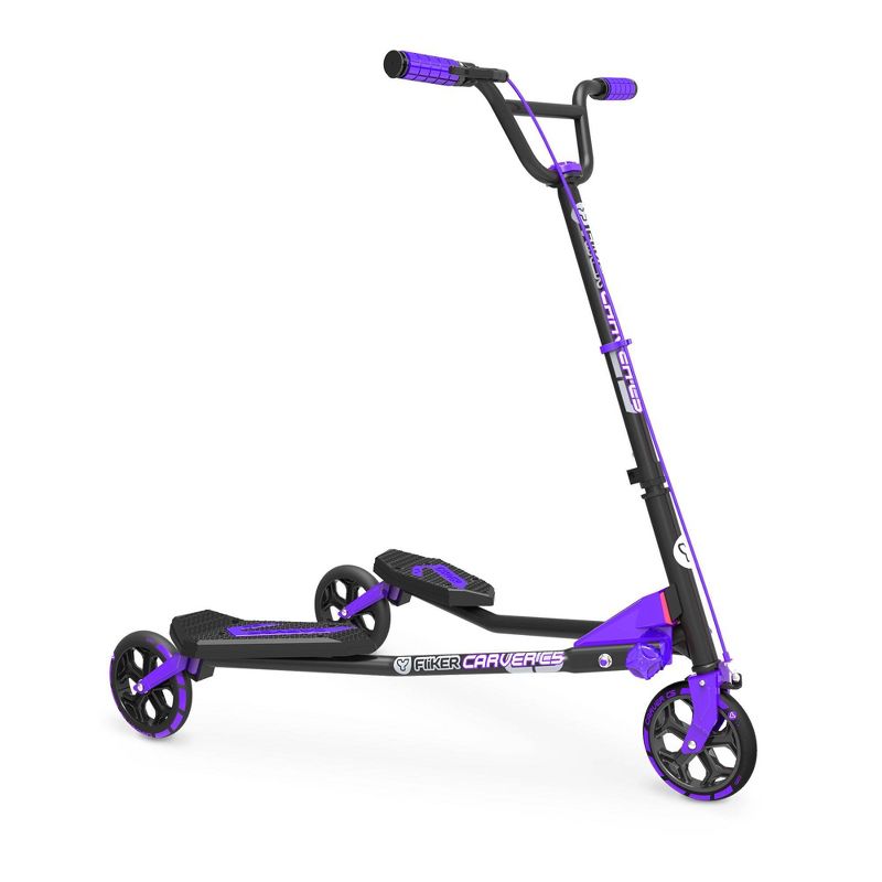 Y-Volution Y-Fliker C5 Carver Scooter - Purple, 1 of 7