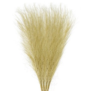 Unique Bargains Party Vase Wedding Decor Tall Fluffy Faux Pampas Grass - 1 of 4