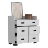 NicBex 5-Drawer Dresser for Bedroom,Classic Wooden Dressers with Black Metal Handles,Chest of Drawers for Living Room,Reading Room,Hallway - 3 of 4