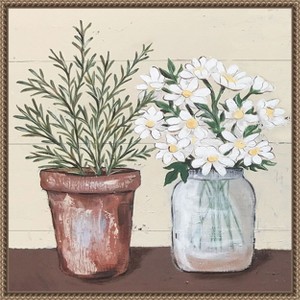Amanti Art Country Cuttings II by Jade Reynolds Framed Canvas Wall Art - 1 of 4