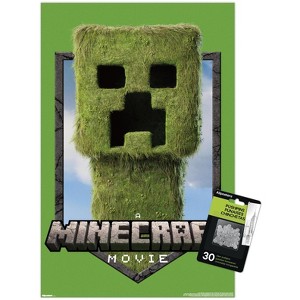 Trends International A Minecraft Movie - Creeper Logo Unframed Wall Poster Prints - 1 of 4